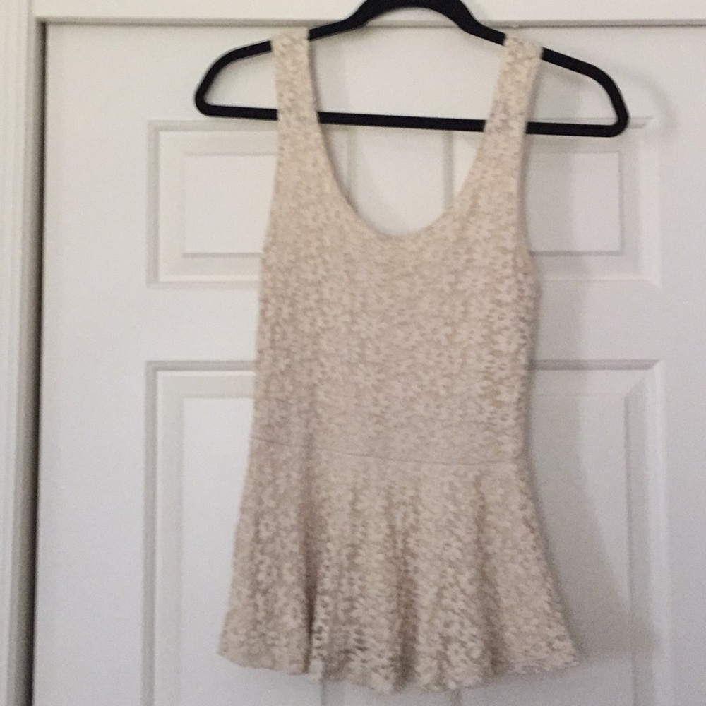 Off white tank